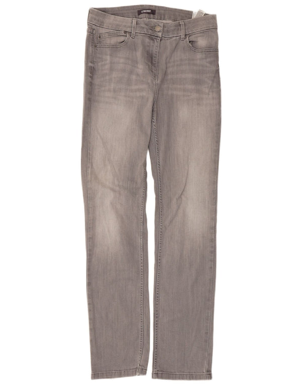 Blugi drepti pentru femei Marks & Spencer UK 14 Large W32 L31 Gri Bumbac