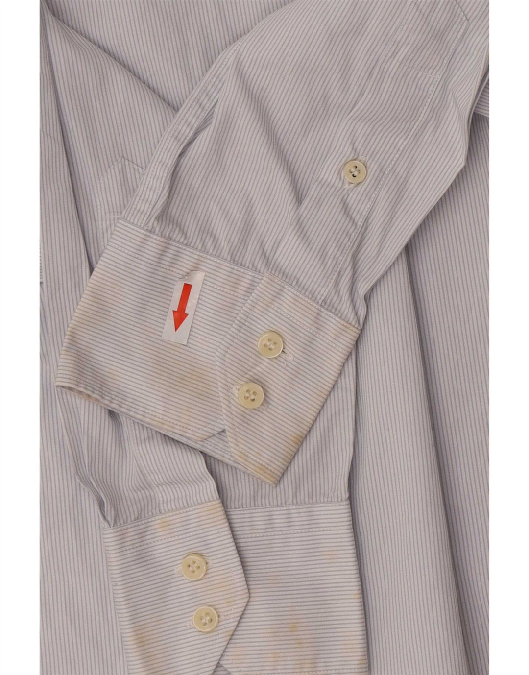 Cămașă Massimo Dutti pentru bărbați, cu culoarea casual, din bumbac cu dungi albastre medii