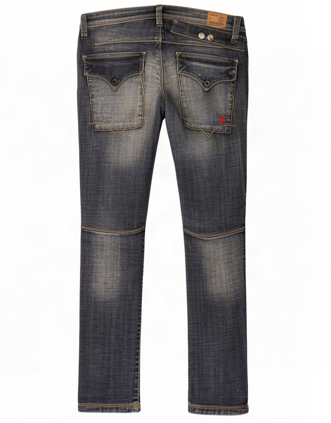 Zu Elements Blugi skinny distressed pentru femei W26 L31 bumbac albastru