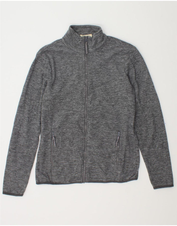 MOUNTAIN WAREHOUSE Womens Fleece Jacket UK 10 Small Grey Polyester Vintage Mountain Warehouse and Second-Hand Mountain Warehouse from Messina Hembry 