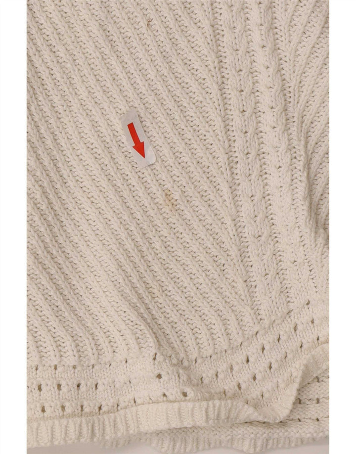 Pulover pentru femei Marks & Spencer cu gâtul cu barca UK 14 Medium Off White