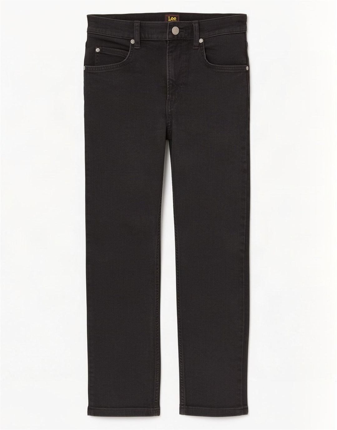 Blugi cropped Lee Rider pentru bărbați W29 L25 bumbac negru