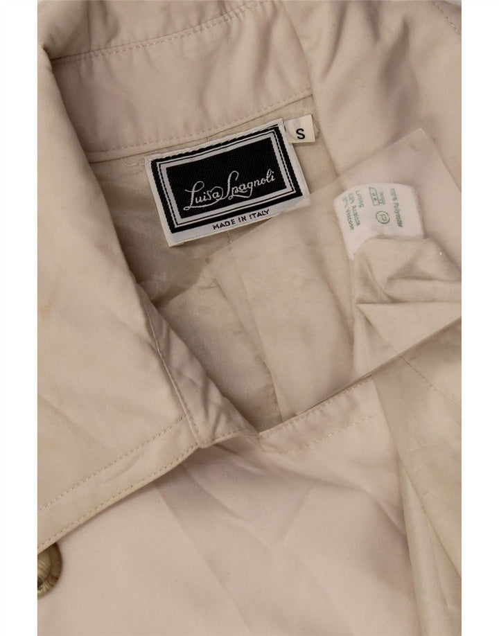 Trench pentru femei Luisa Spagnoli UK 10 Mic Bej Poliester