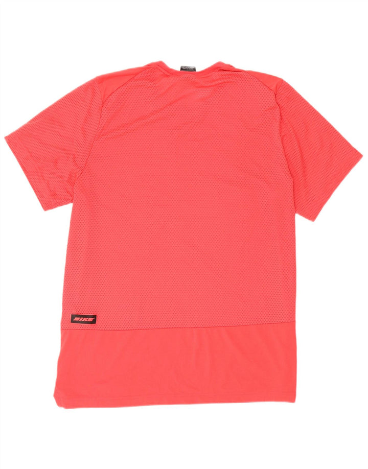 Tricou cu grafic standard Nike Dri Fit pentru bărbați Top mare poliester roșu