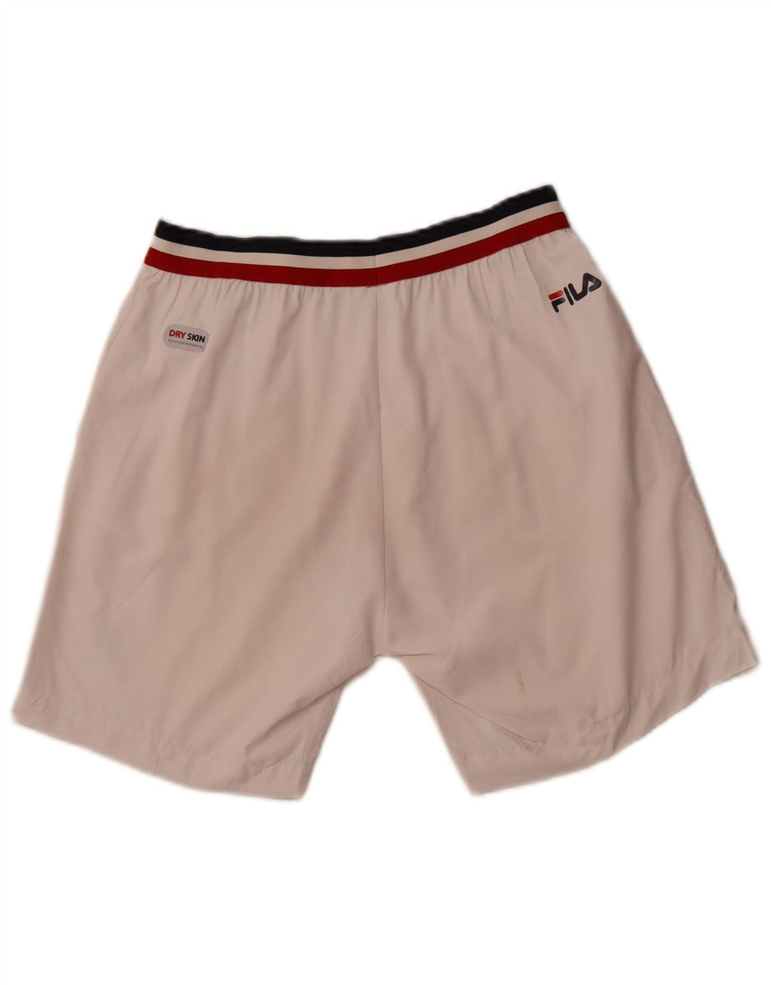 Pantaloni scurti sport FILA pentru bărbați, poliester alb, mic