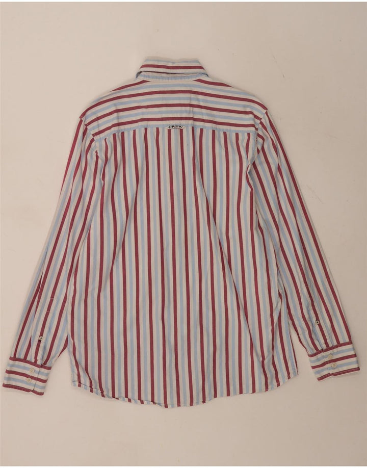 Crew Clothing Cămașă clasică pentru bărbați, bumbac cu dungi albastre medii