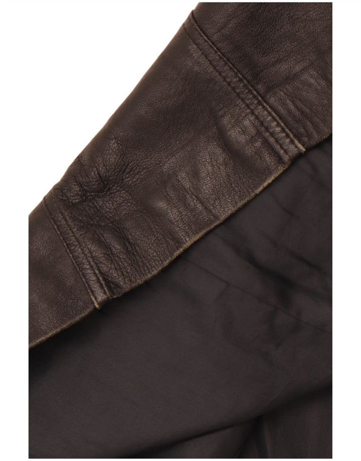 Palton de piele pentru femei VINTAGE IT 40 Small Black