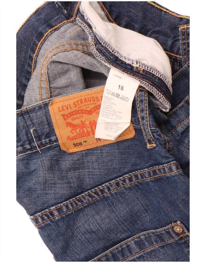 Pantaloni scurți Levi'S Girls 508 Regular Denim 15-16 ani W26 Bumbac albastru