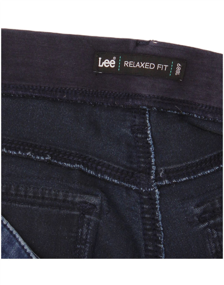 Pantaloni scurți din denim LEE pentru femei, cu croiala relaxată, W36 XL, albastru
