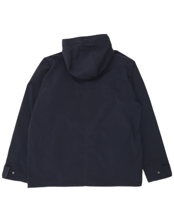 Jack Wolfskin jachetă de vânt cu glugă pentru bărbați UK 48 2XL poliester bleumarin