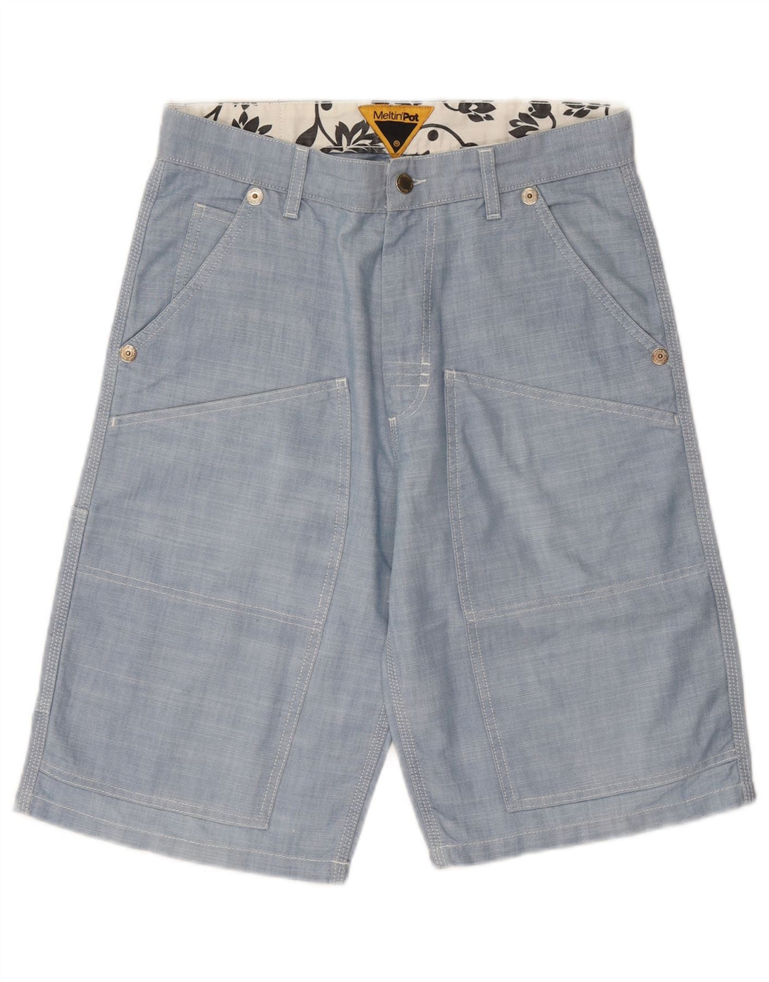 Pantaloni scurți cargo pentru bărbați Meltin' Pot W30 Medium Blue