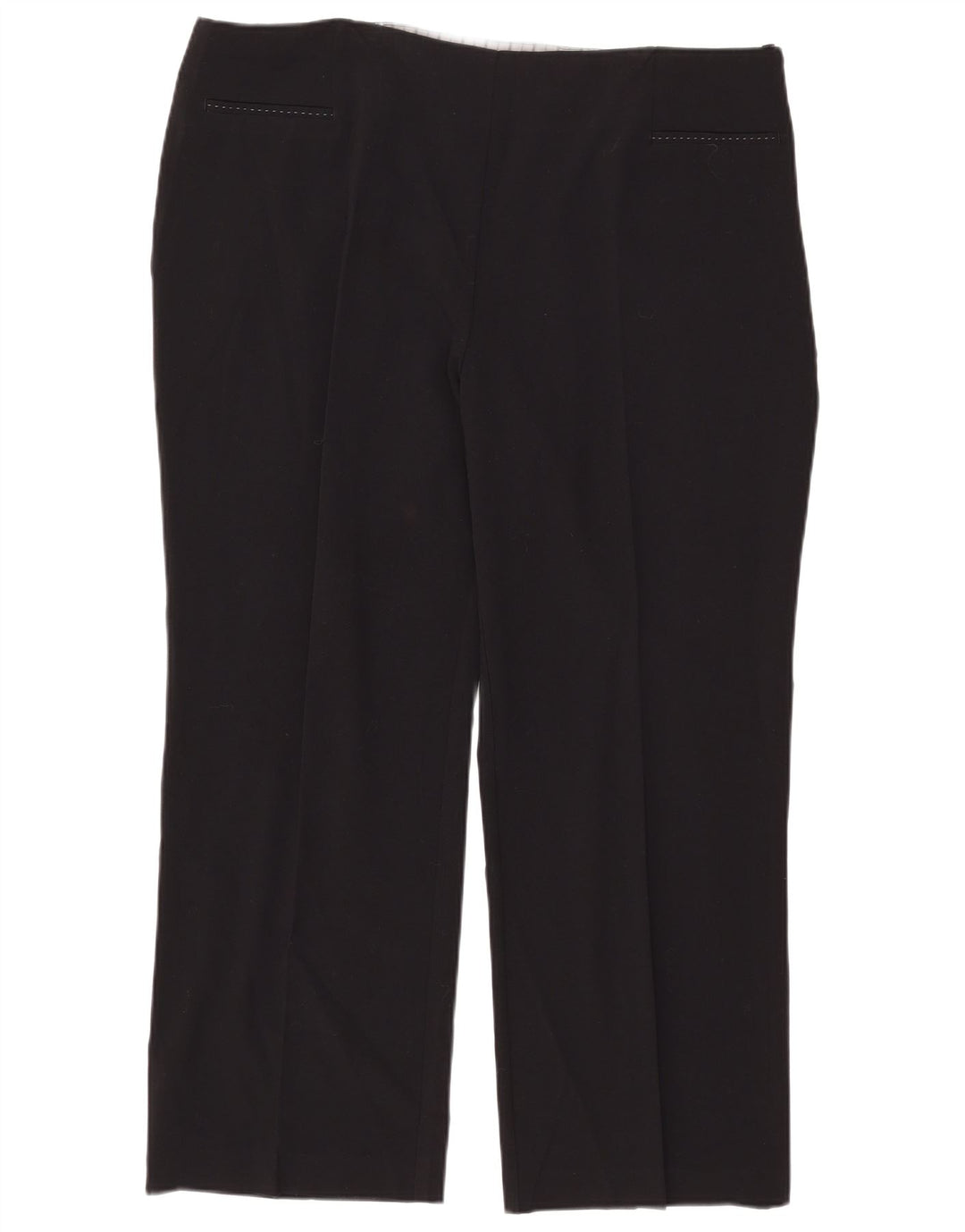 Pantaloni casual drepti pentru femei Marks & Spencer W40 L27 negri