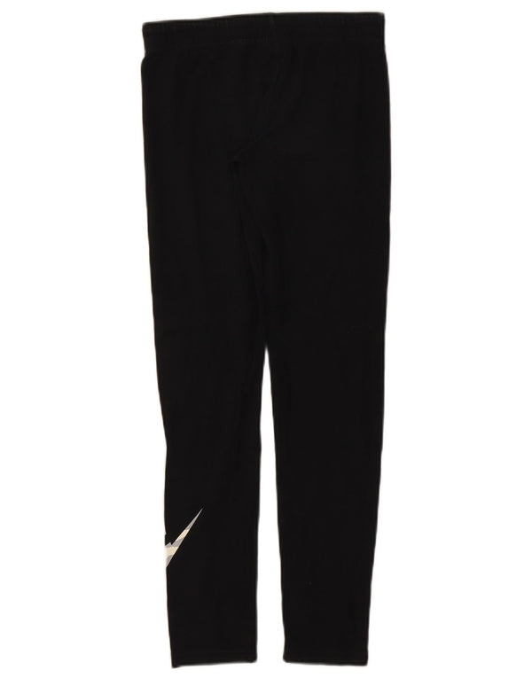 Leggings grafic Nike fete strâns, 13-14 ani, XL, negru