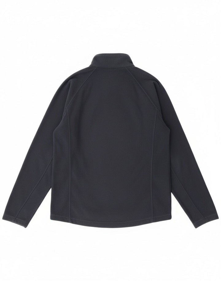 Jumper pentru bărbați Berghaus, cu fermoar și gât, din lână, poliester, albastru mic