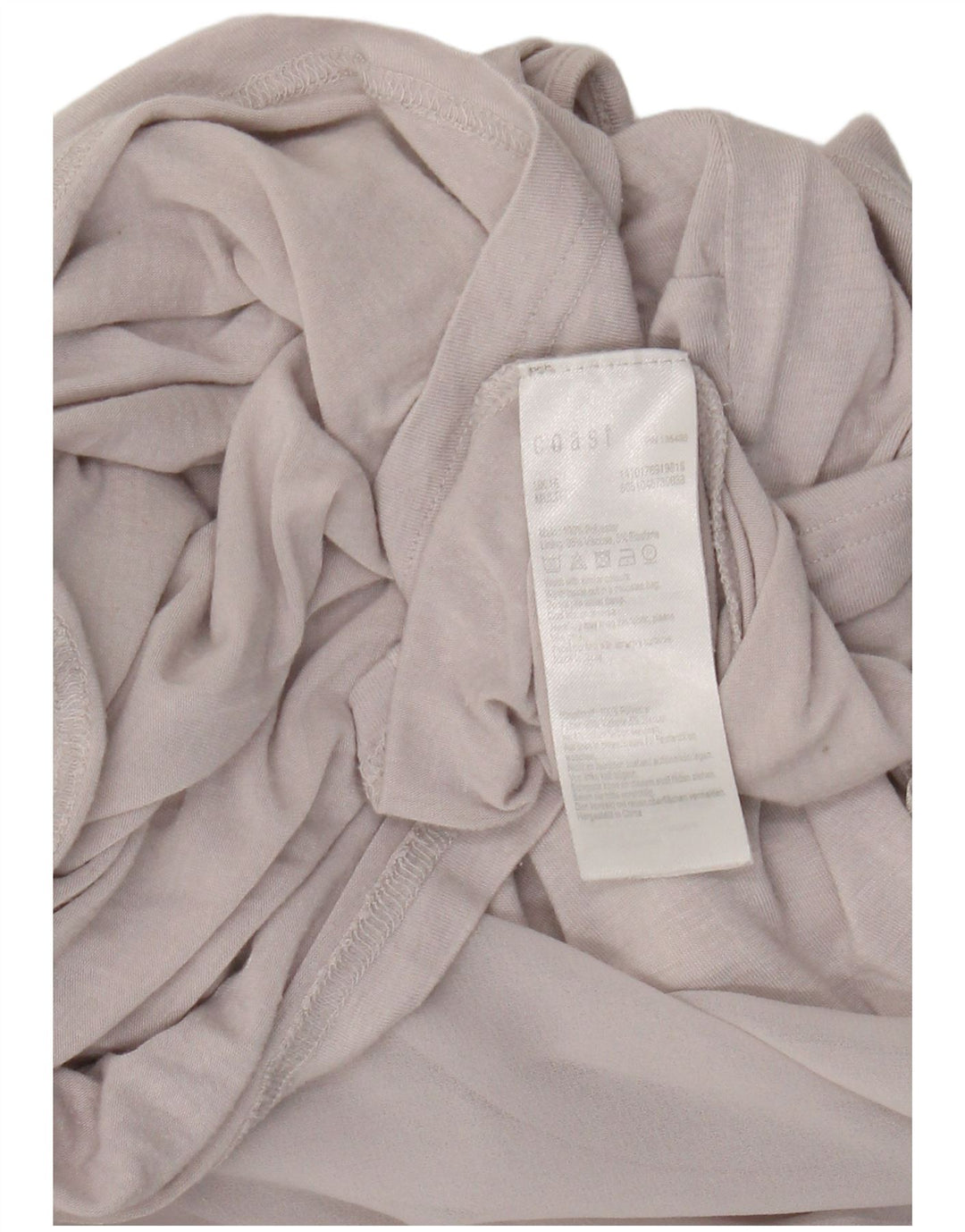 Bluză asimetrică pentru femei Coast UK 16, mare, gri, poliester floral