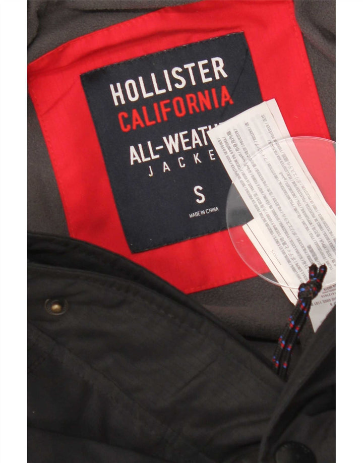 Jachetă Hollister pentru bărbați UK 36 Poliester negru mic
