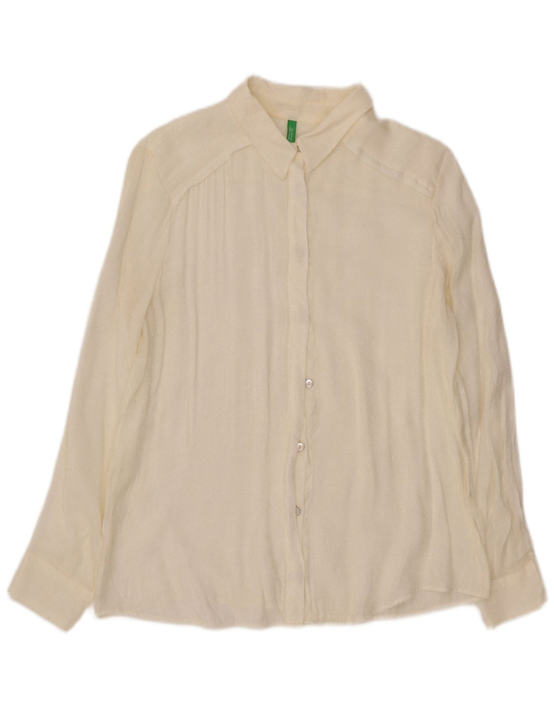 Cămașă Benetton pentru femei UK 18 XL Alb