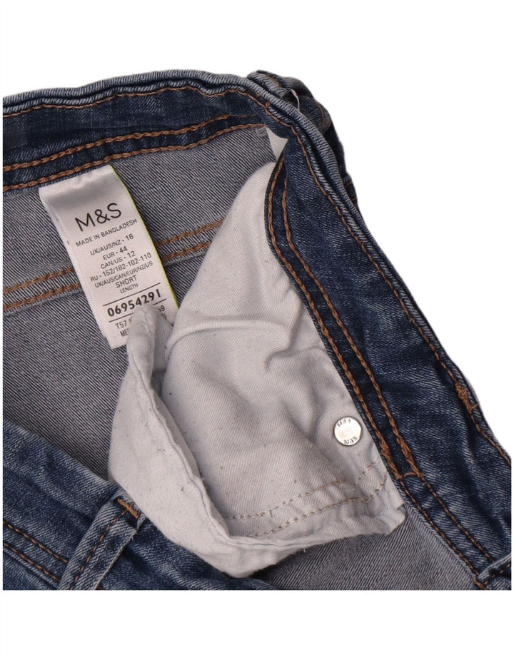 Blugi Bootcut pentru femei Marks & Spencer W32 L26 Bumbac albastru