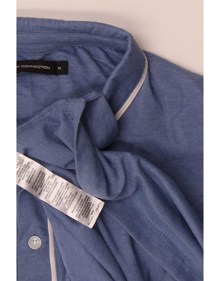 Tricou polo pentru bărbați French Connection XL, bumbac albastru