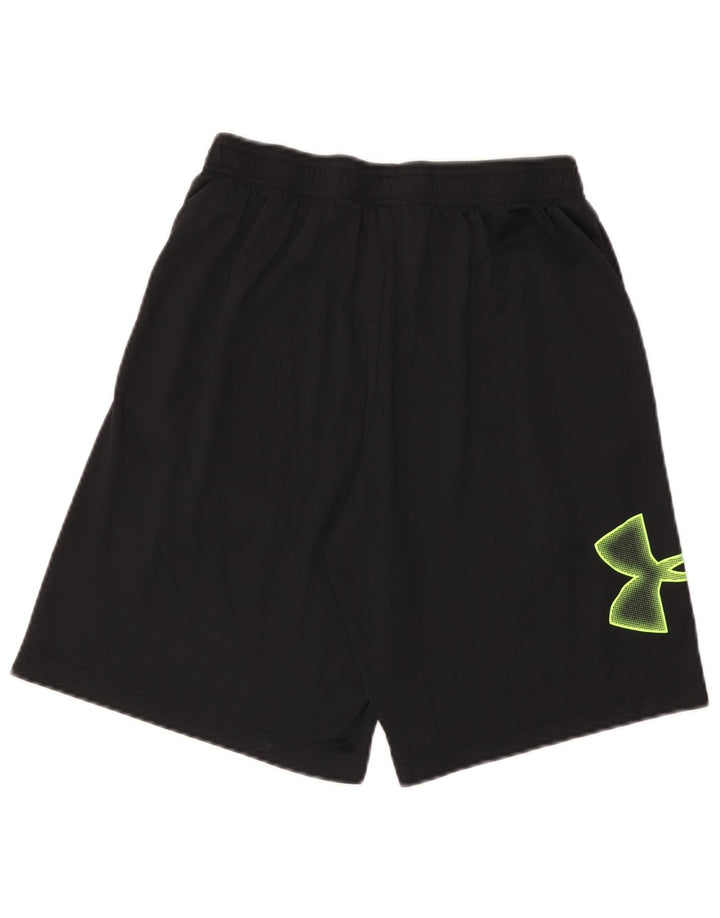 Pantaloni scurți sport grafic Under Armour pentru bărbați, poliester mediu negru