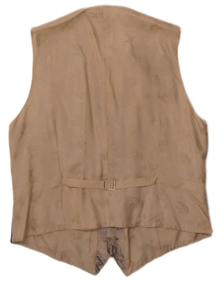 Julius Lang vestă cu grafică pentru bărbați IT 54 XL bej viscoză mozaic