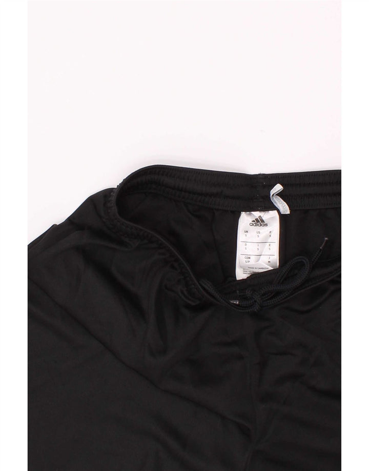 Pantaloni scurți sport adidas Climalite pentru băieți 9-10 ani poliester negru mic
