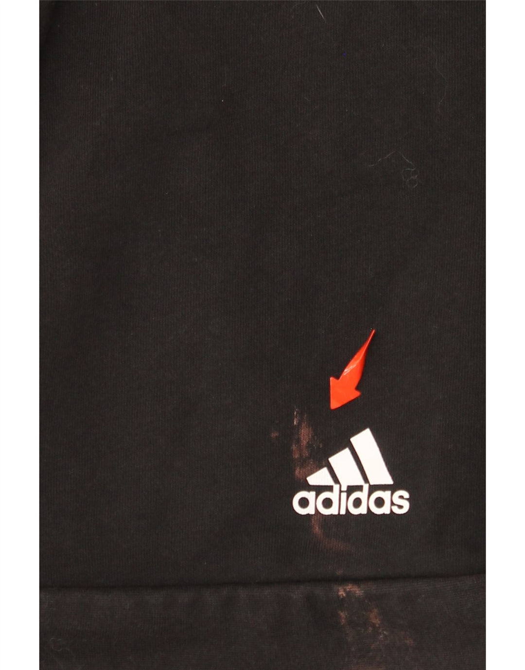 Pulover ADIDAS pentru femei, cu grafică, cu fermoar, UK 12, negru mediu