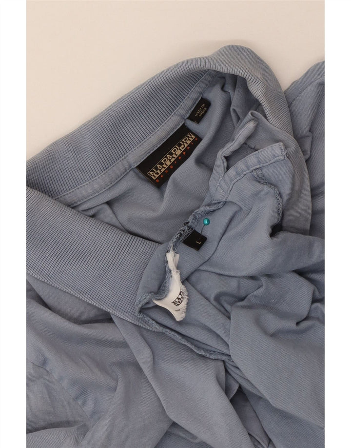 Tricou Polo Geographic Bărbați NAPAPIJRI Mare Albastru