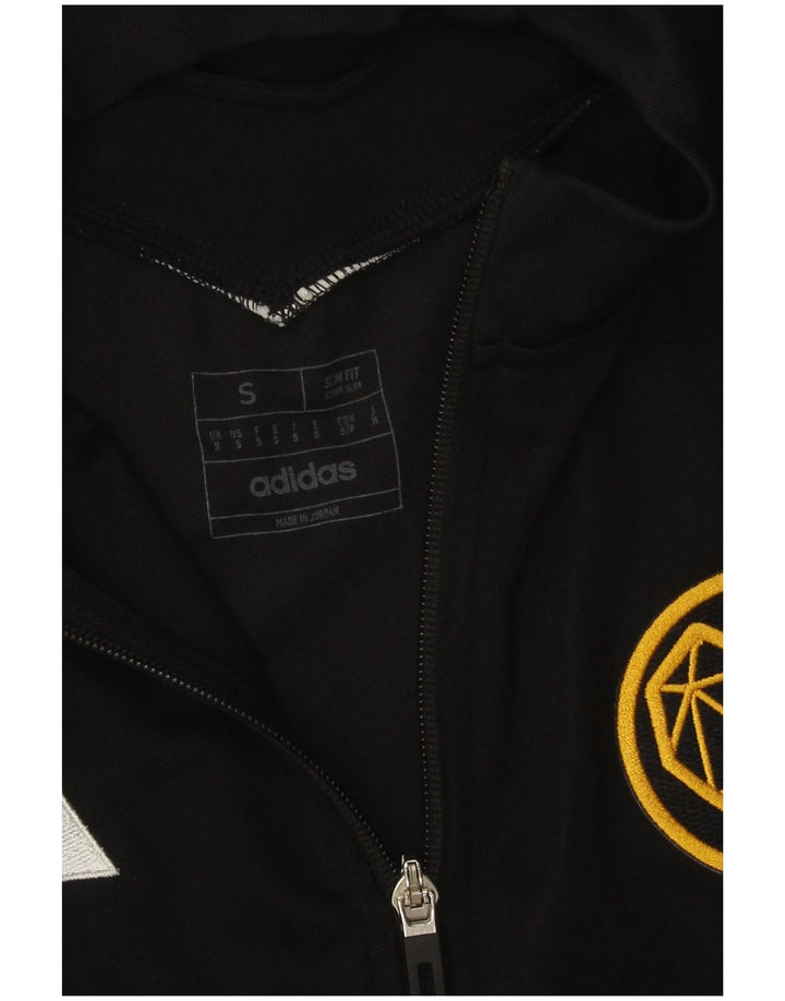 Jachetă de top pentru trening Aeroready Slim Fit Adidas pentru bărbați, poliester negru mic