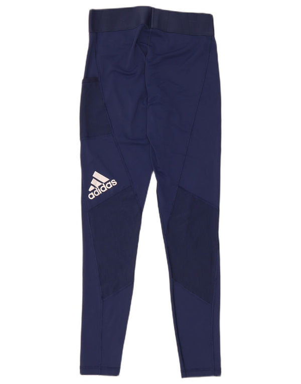 Leggings pentru femei Adidas UK 8/10 Small Bleumarin