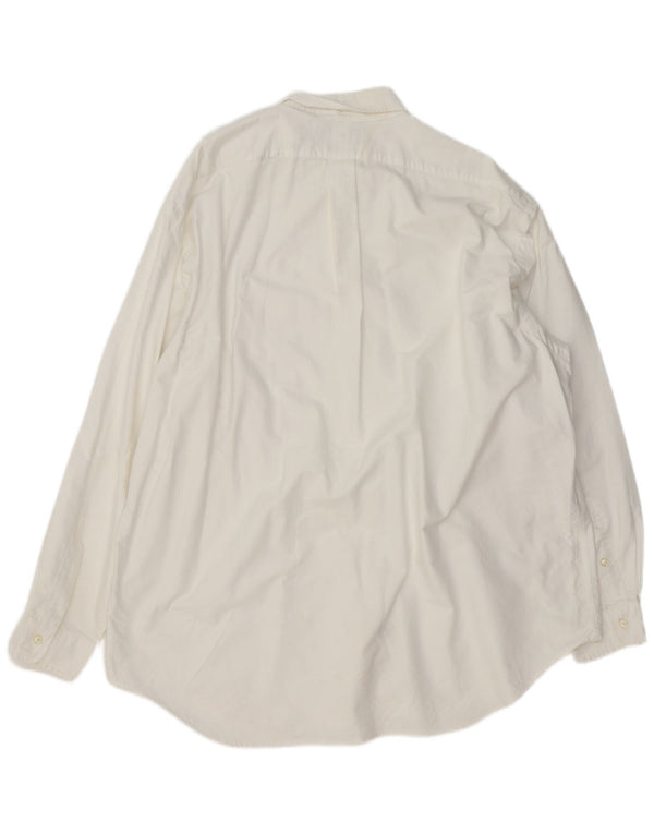 Cămașă mare și înaltă pentru bărbați Ralph Lauren, bumbac alb XL