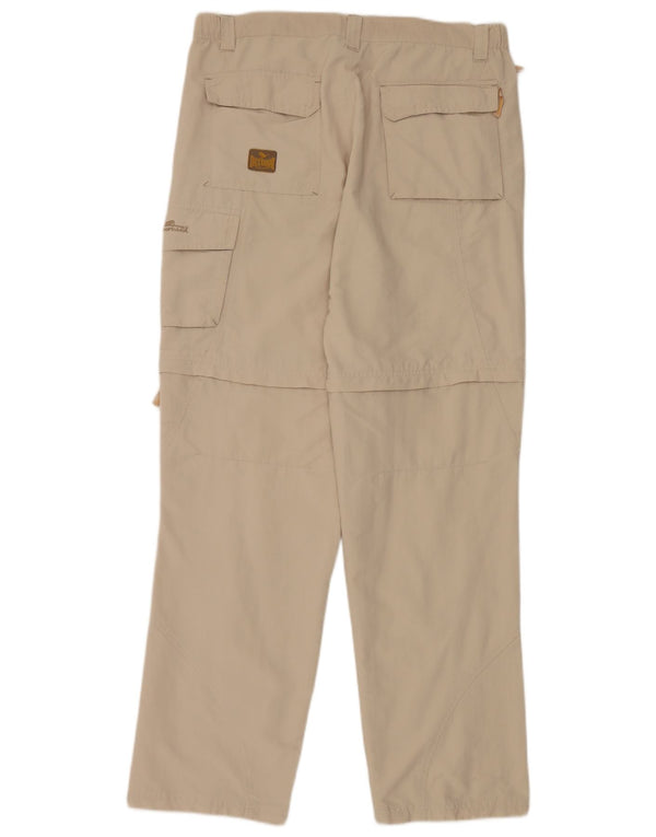 Pantaloni cargo drepti pentru bărbați Moorhead L34 L34 poliamidă bej