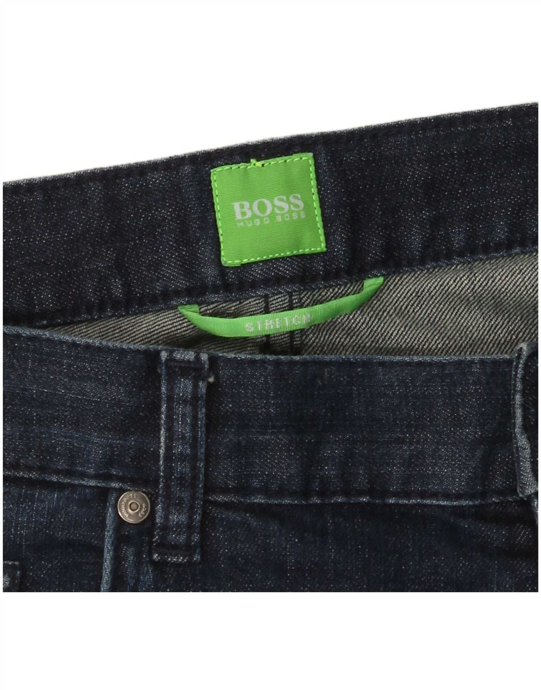 Blugi drepti pentru bărbați HUGO BOSS W36 L32 bleumarin