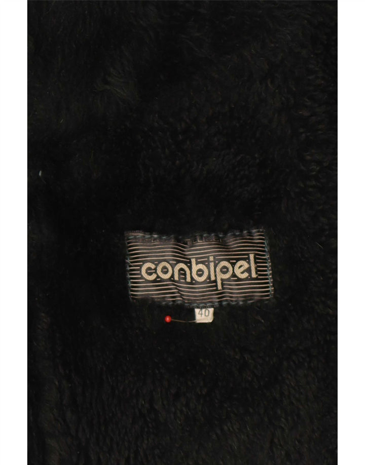 Jachetă oversize din shearling pentru femei Conbipel IT 40 Small Green Colorblock