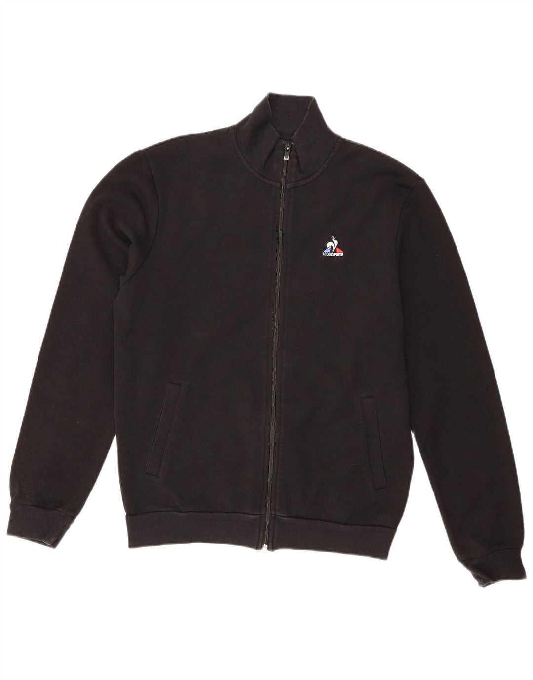 Jachetă de trening pentru bărbați Le Coq Sportif, bumbac mediu negru