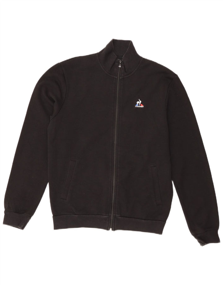 Jachetă de trening pentru bărbați Le Coq Sportif, bumbac mediu negru