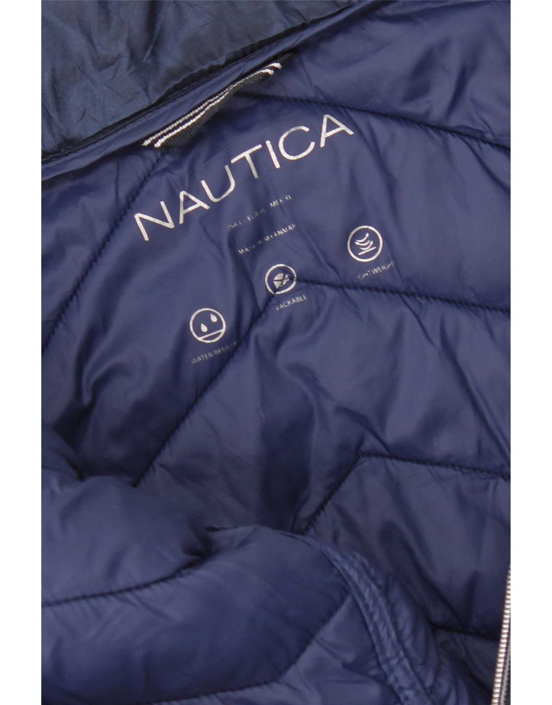 Jachetă căptușită Nautica pentru femei UK 18 XL Bleumarin