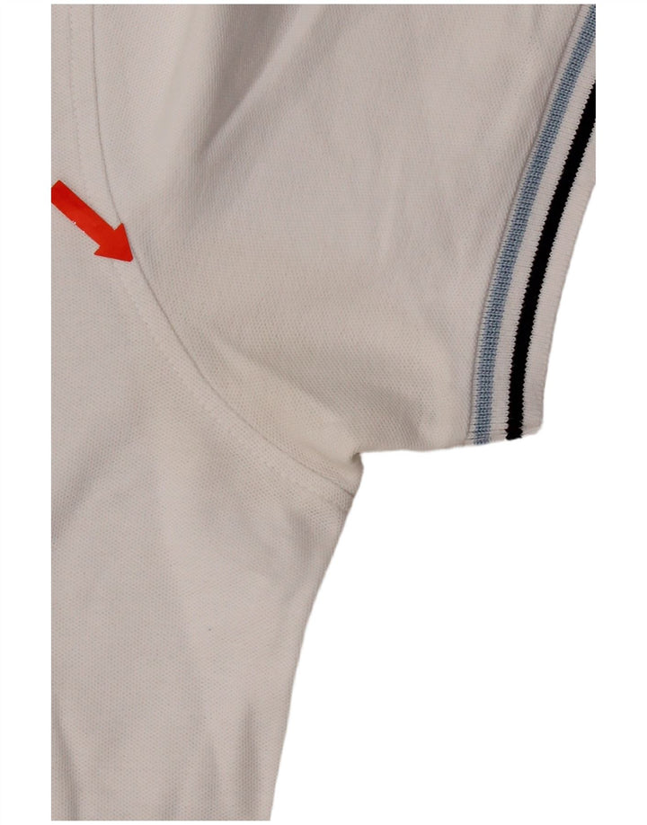 Tricou polo pentru bărbați Lotto XL Bumbac alb