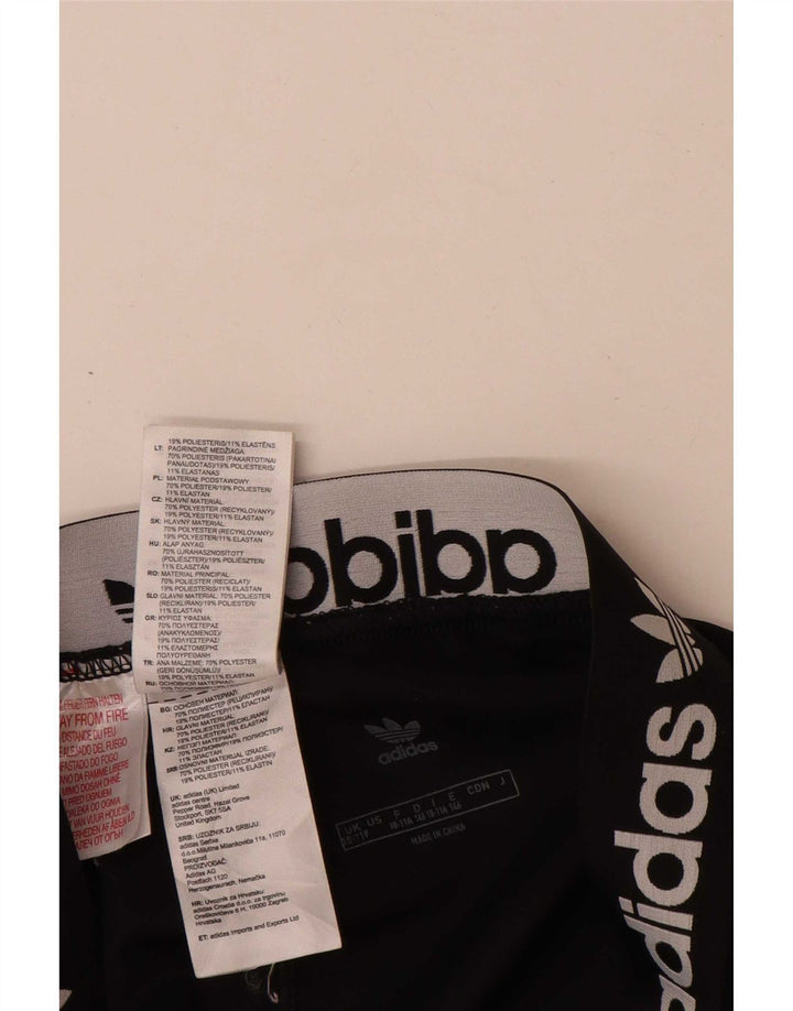 Adidas Fete Leggings Graphic 11-12 Ani Negru Poliester