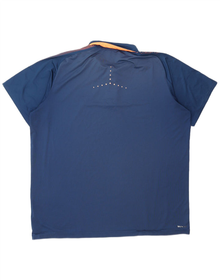 Tricou polo ADIDAS Climacool pentru bărbați XL, albastru