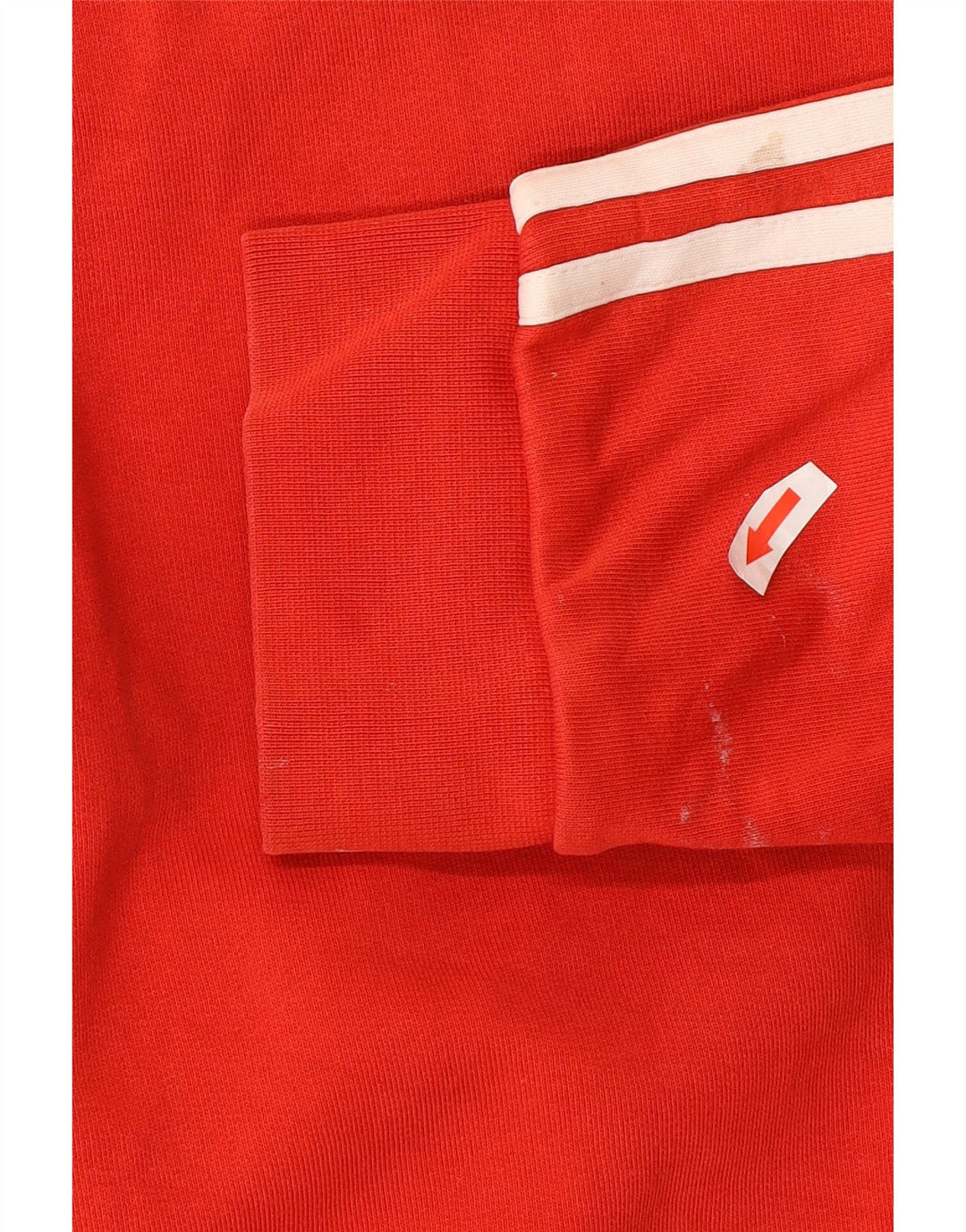 Pulover Adidas pentru bărbați, cu fermoar, bumbac, roșu