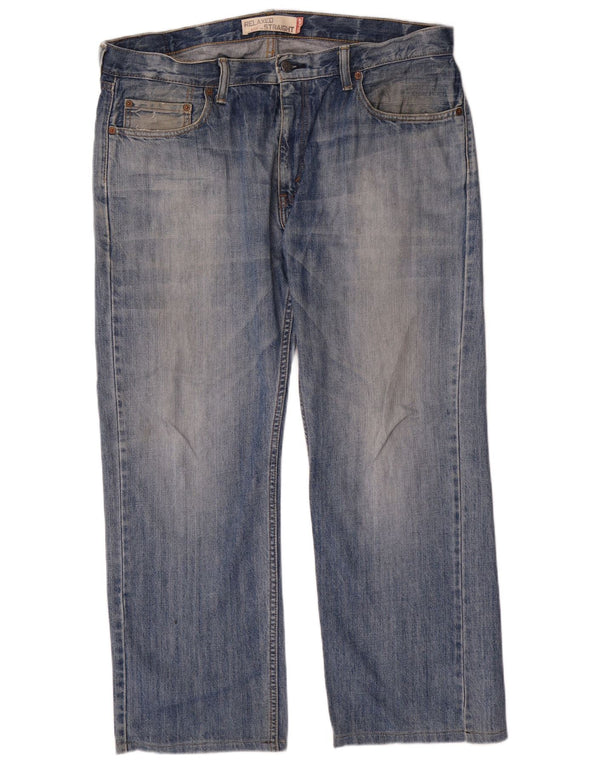 Blugi drepti pentru bărbați Levi's 550, cu ajustare relaxată, W36 L30, bumbac albastru
