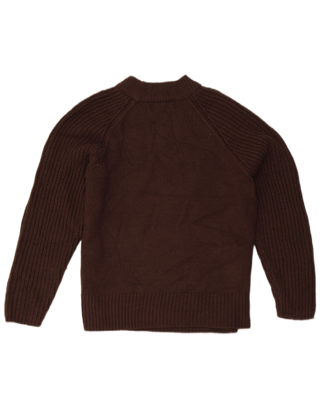 Pulover cu gât țestoasă pentru femei Marks & Spencer UK 10 mic maro acrilic