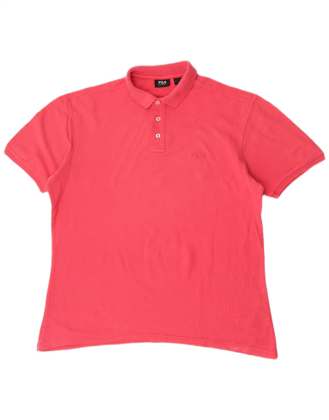 Tricou polo Fila pentru bărbați, mare, roz, bumbac