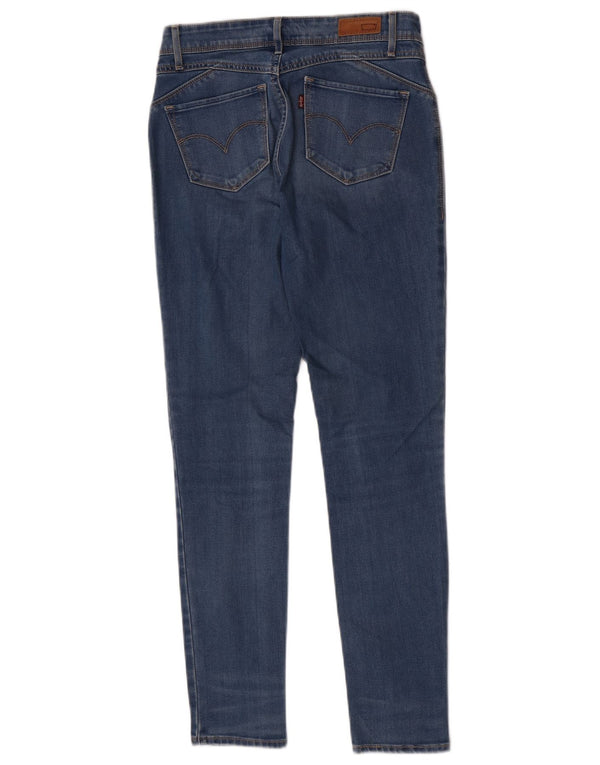 Blugi skinny Levi's pentru femei cu talie medie W26 L30 bumbac albastru
