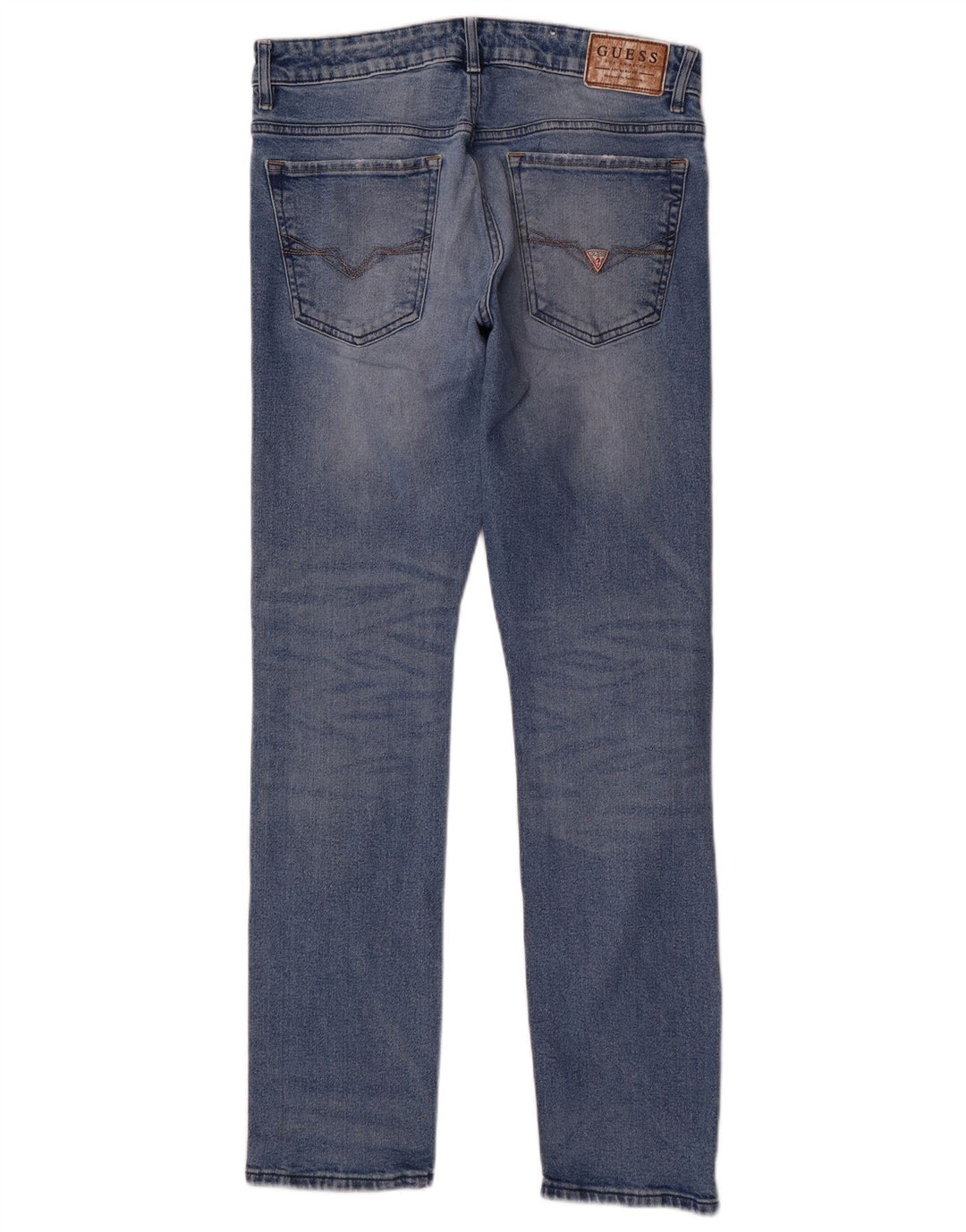 Blugi slim pentru bărbați Guess W31 L32 bumbac albastru