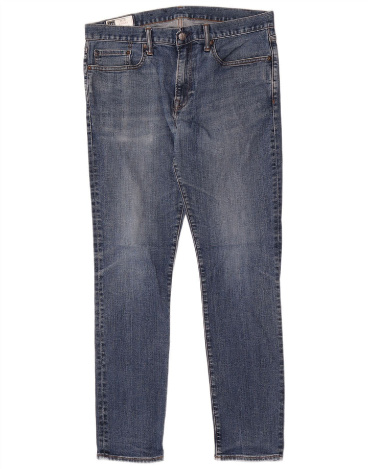 Blugi skinny pentru bărbați Gap W33 L32 Bumbac albastru