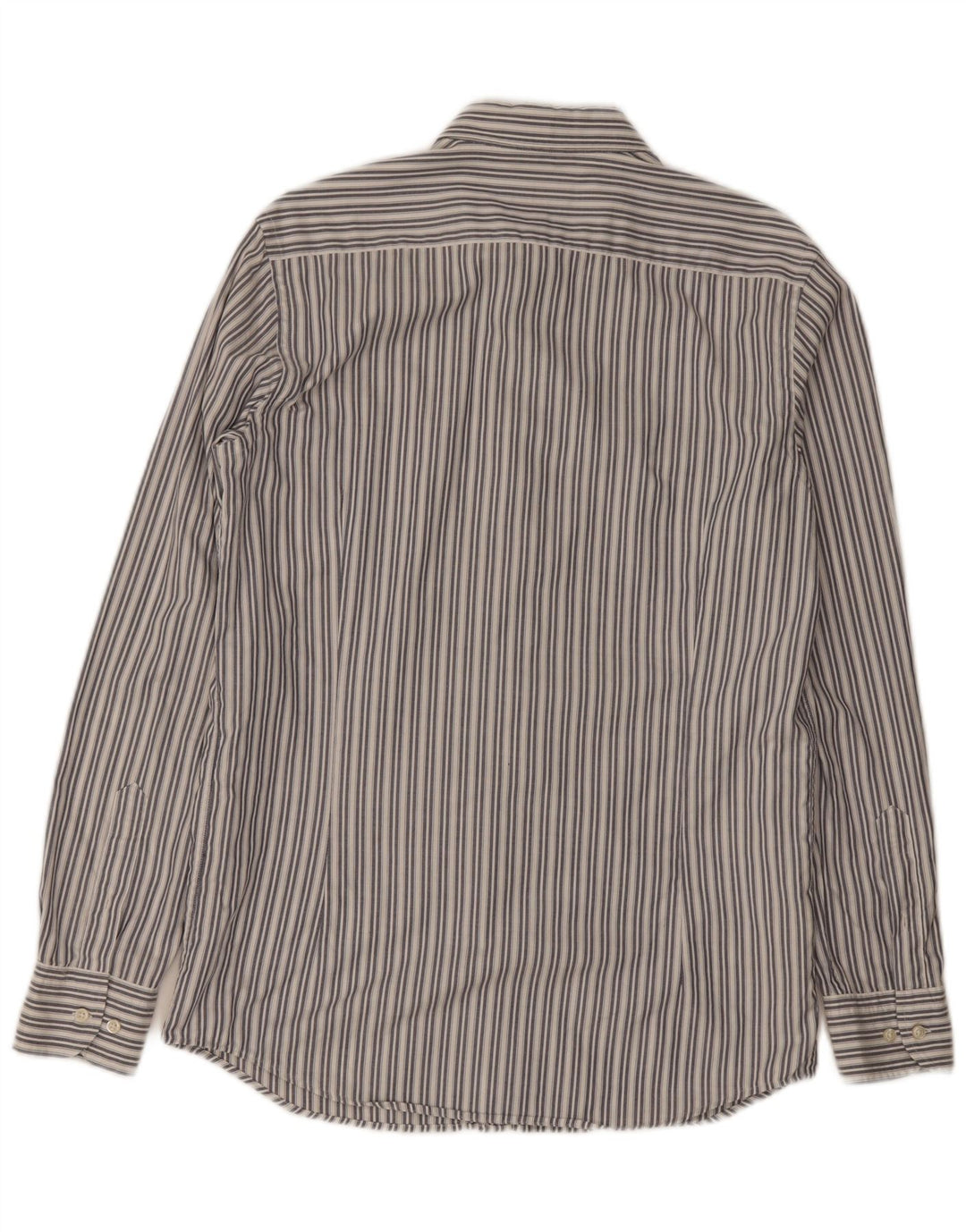 Cămașă Massimo Dutti pentru bărbați, bumbac cu dungi albe medii