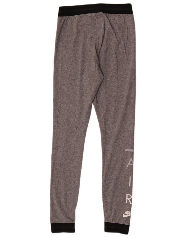 Leggings pentru femei Nike UK 10, gri mic, bumbac color bloc
