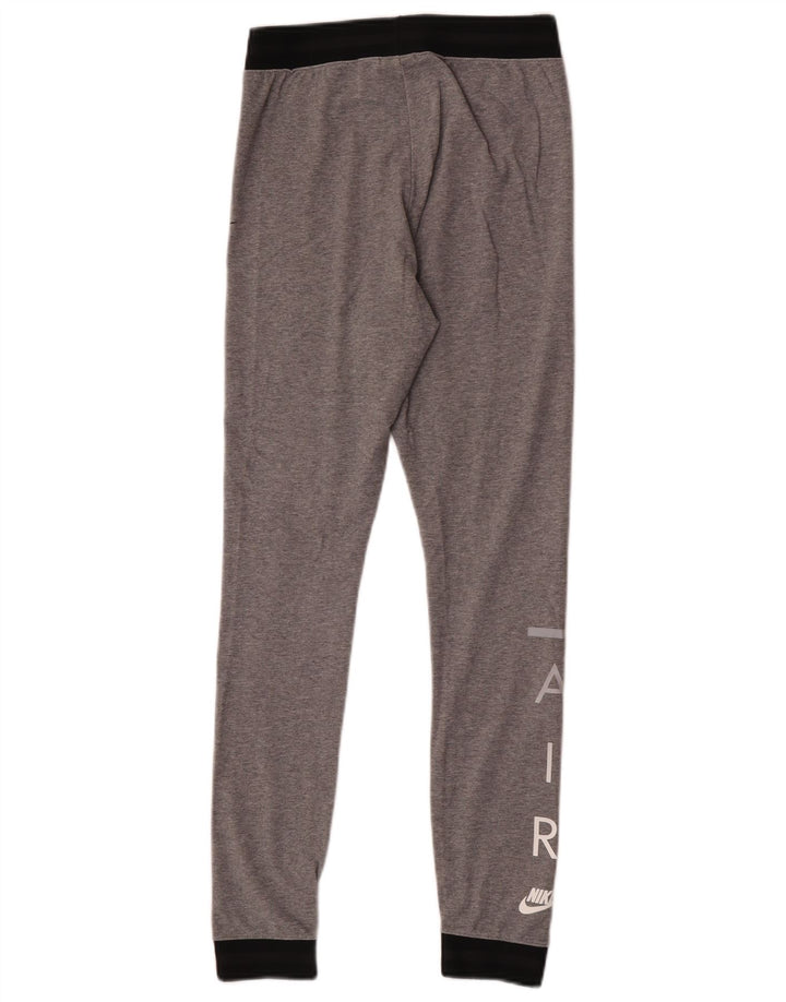 Leggings pentru femei Nike UK 10, gri mic, bumbac color bloc